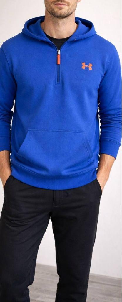 Under Armour CC Storm Rival Full Zip - Mannen - Maat S, Ophalen, Blauw, Under Armour, Gedragen