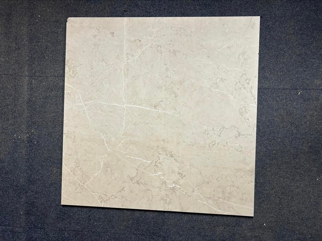 Opruiming: 60 cm x 60 cm gerectificeerd semi glans tegel, 60 cm of meer, Nieuw, Ophalen of Verzenden, Minder dan 5 m²