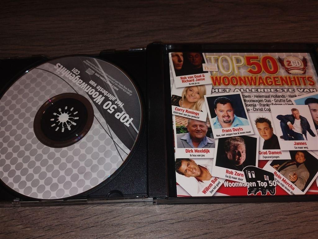 Top 50 Woonwagenhits Deel1 [2 CD], Ophalen of Verzenden, Zo goed als nieuw, Levenslied of Smartlap