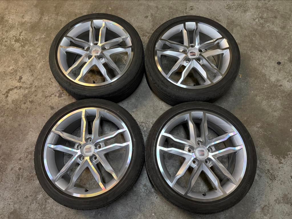 ✅ 18 inch Seat velgen 5x112 Leon FR Cupra Exeo Altea Toledo, Auto-onderdelen, Banden en Velgen, Ophalen, 18 inch, Gebruikt, Banden en Velgen