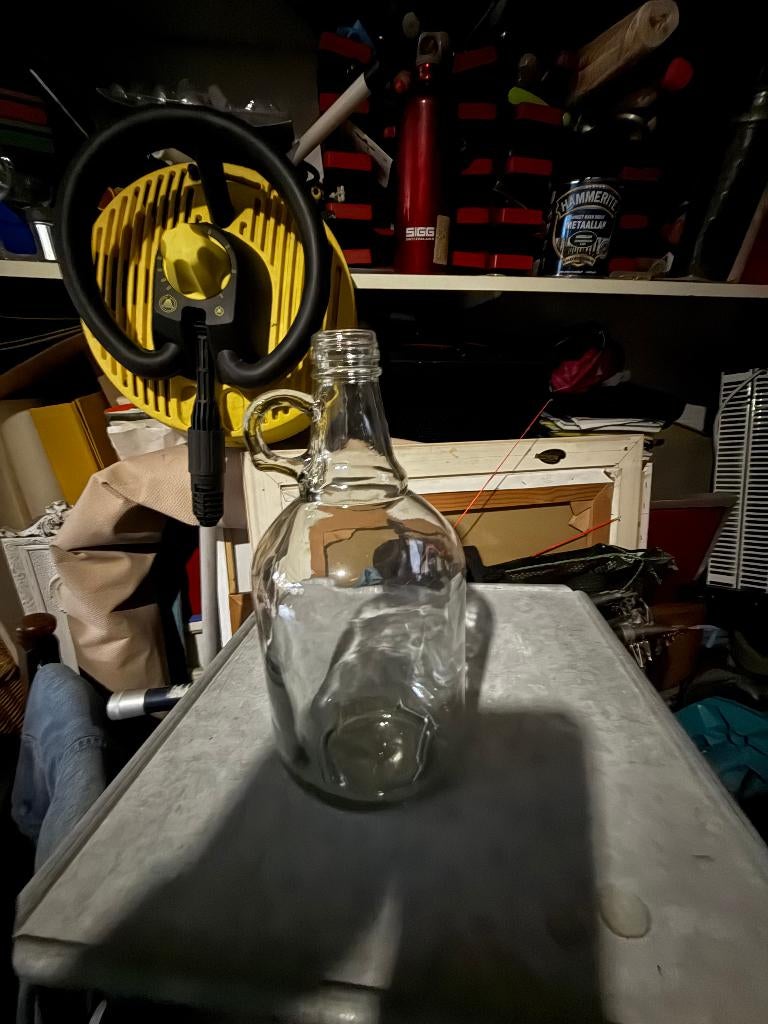 Glazen decoratieve stolp., Ophalen of Verzenden, Zo goed als nieuw