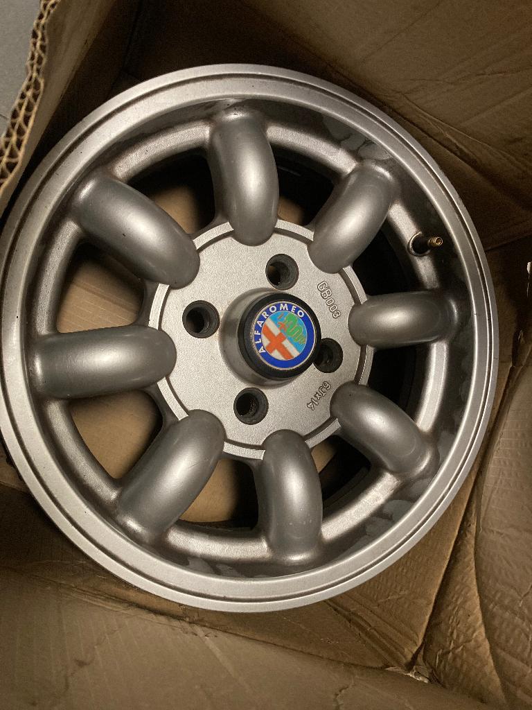 GB 003 6Jx14 velgen Alfa Romeo, Auto-onderdelen, Banden en Velgen, Ophalen, 14 inch, Gebruikt, Velg(en)