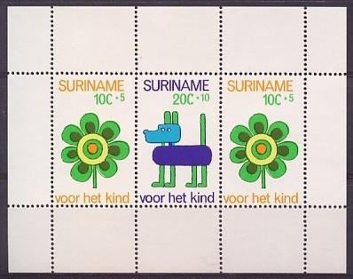 Suriname NVPH nr 612 postfris Kinderpostzegels 1973, Postzegels en Munten, Ophalen of Verzenden, Postfris