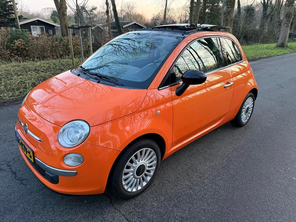 Unieke Fiat 500 1.2 benzine geen lpg, Auto's, Stof, 1242 cc, 840 kg, Origineel Nederlands