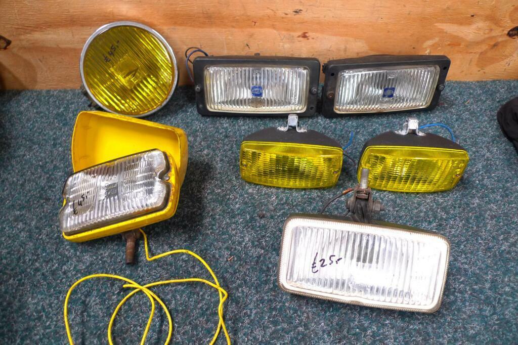 Partij mistlampen verstralers oldtimer, Auto-onderdelen, Ophalen, Gebruikt