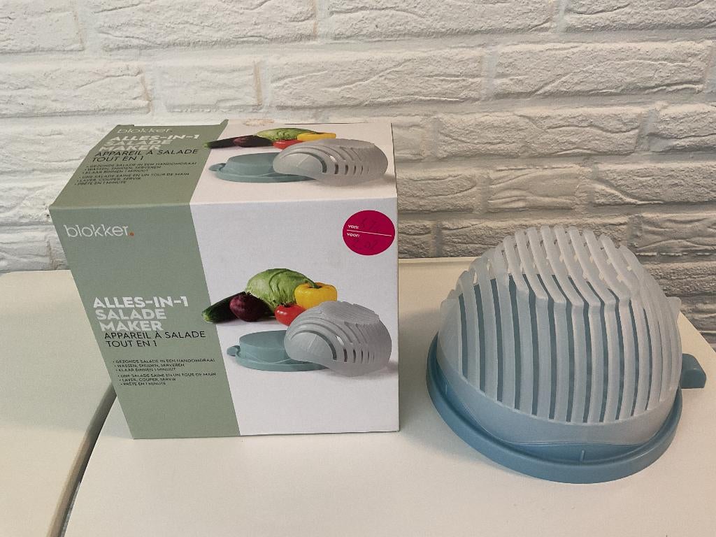 alles in 1 voor sla snijden, Ophalen, Zo goed als nieuw