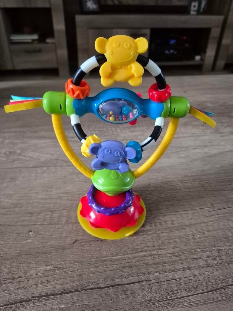 Rammelaar/draaimolentje met zuignap, Ophalen of Verzenden, Zo goed als nieuw, Rammelaar