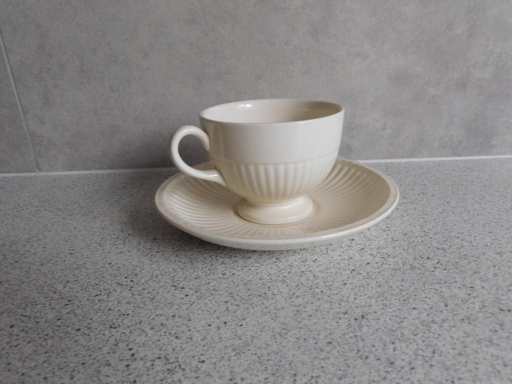 Theekop en schotel Edme Wedgwood, Ophalen of Verzenden, Zo goed als nieuw, Wedgwood, Kop(pen) en/of Schotel(s)