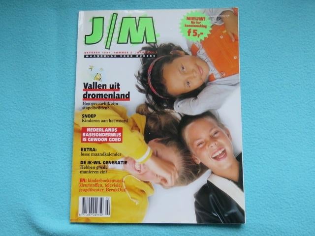 1 EURO OF GRATIS Vintage J/M maandblad voor ouders okt 97, Ophalen of Verzenden, Zo goed als nieuw, Overige typen