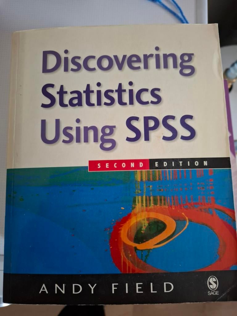 Discovering Statistics Using SPSS - Andy Field, Boeken, Studieboeken en Cursussen, Gelezen, HBO, Beta, Ophalen of Verzenden