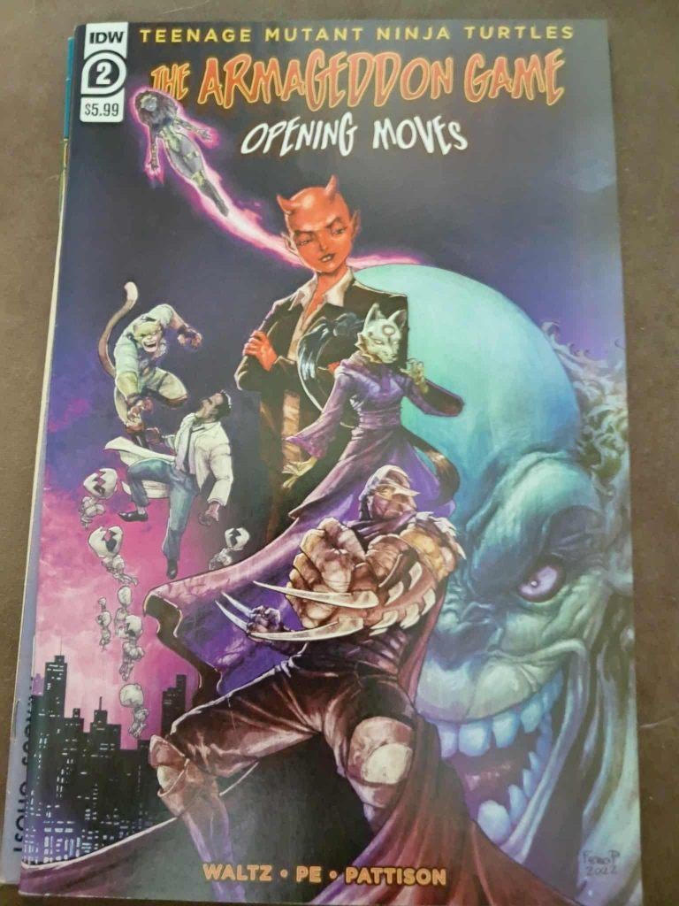Tmnt the armageddon game: opening moves, Amerika, Ophalen, Eén comic, Waltz