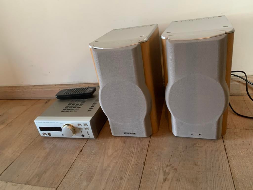 Kenwood tuner amifier R-SG7 speakers boxen LS-SG6, Ophalen of Verzenden, Zo goed als nieuw, Minder dan 60 watt, Overige merken