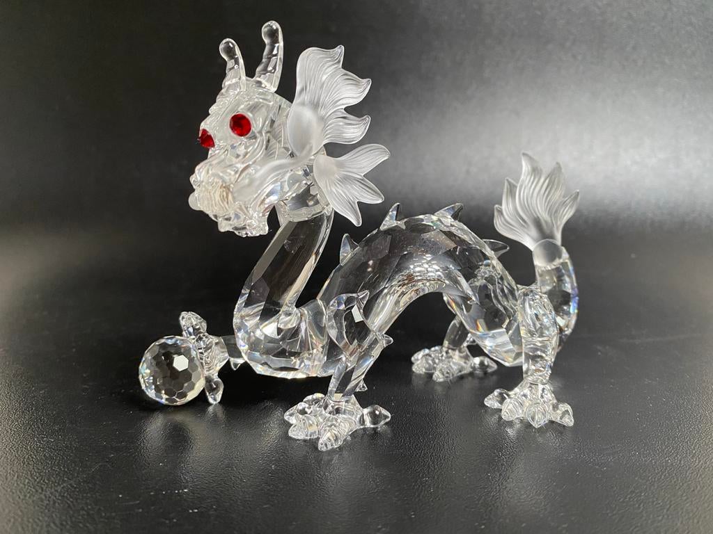 Swarovski Kristallen Draak - Prachtig Beeldje, Verzamelen, Swarovski, Ophalen of Verzenden, Gebruikt, Figuurtje