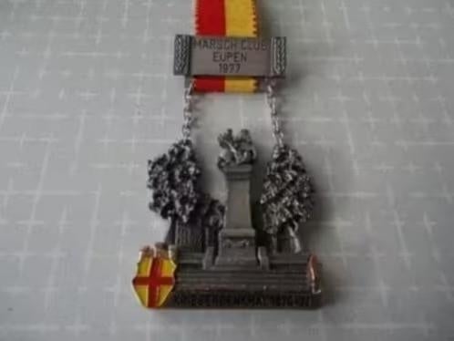 Wandelplakette, Kriegerdenkmal 1870-1871 (marchsclub Eupen), Verzenden, Overige materialen, Buitenland