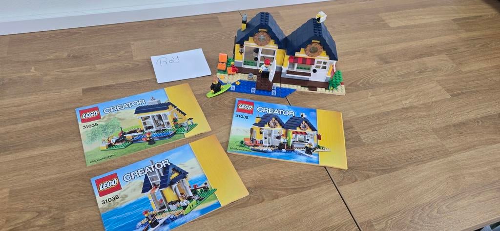 LEGO Creator 31035 Strandhuis - Compleet, Ophalen of Verzenden, Zo goed als nieuw, Complete set, Lego