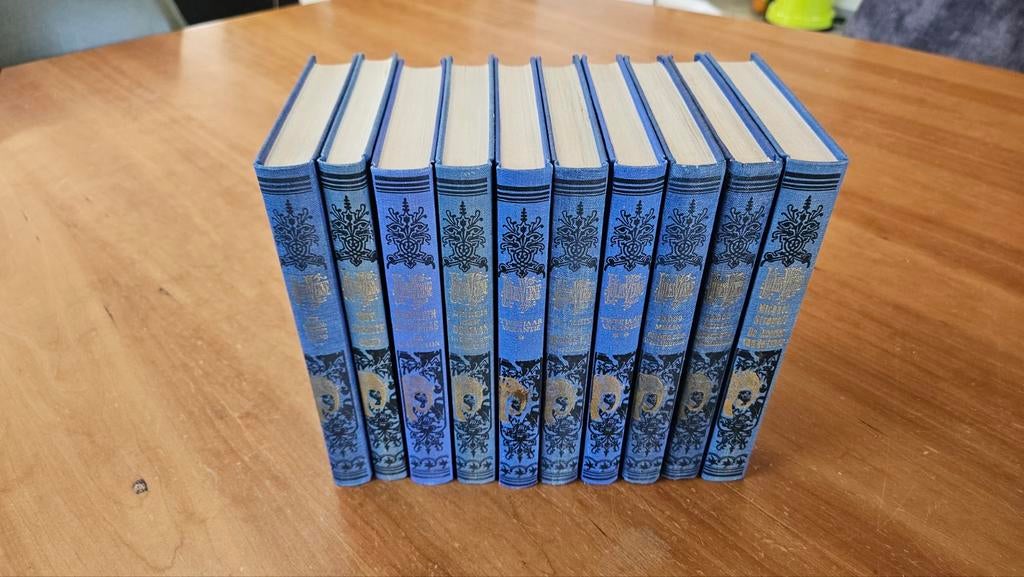 Jules Verne Boeken - Blauwe Editie, Ophalen of Verzenden, Gelezen, Jules Verne, Nederland