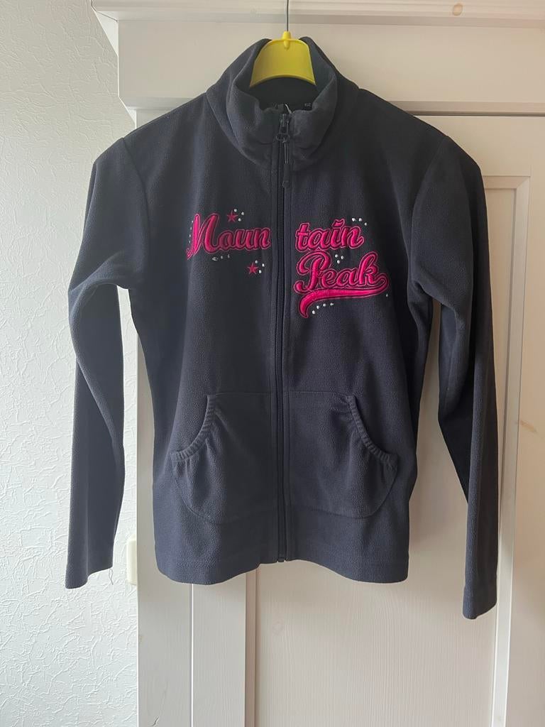 Skipully / Fleece Vest - Maat 152 antraciet Mountainpeak, Ophalen of Verzenden, Zo goed als nieuw, Meisje, Trui of Vest