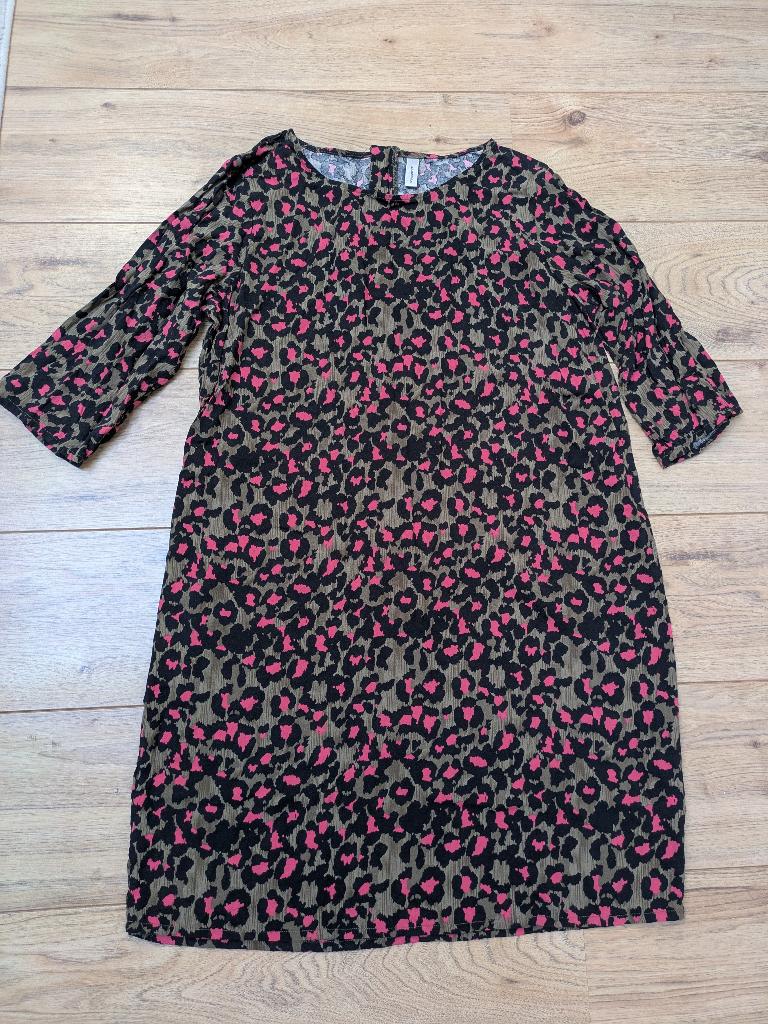 Soya concept jurk met print maat XL, Maat 46/48 (XL) of groter, Zo goed als nieuw, Knielengte, Groen