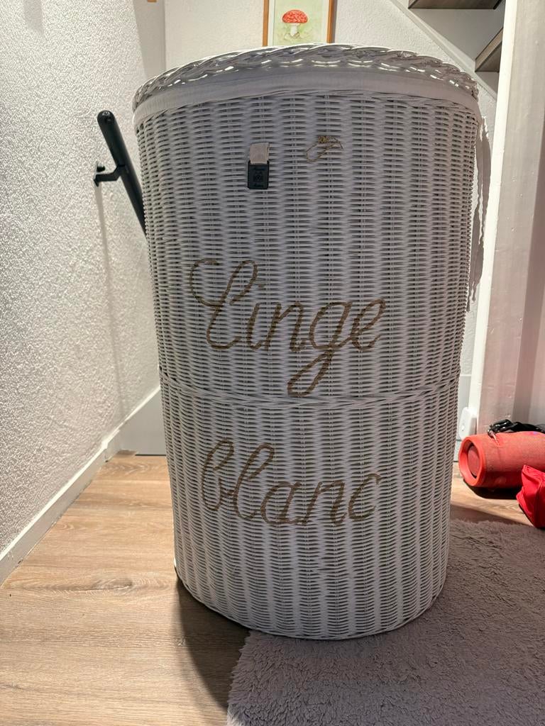 Riviera Maison Wasmand - Rattan, Ophalen, Overige materialen, Gebruikt, 75 cm of meer