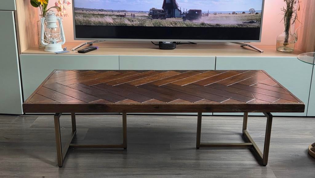 Dutchbone Class Visgraat Tafel, Ophalen, Minder dan 50 cm, Gebruikt, 100 tot 150 cm