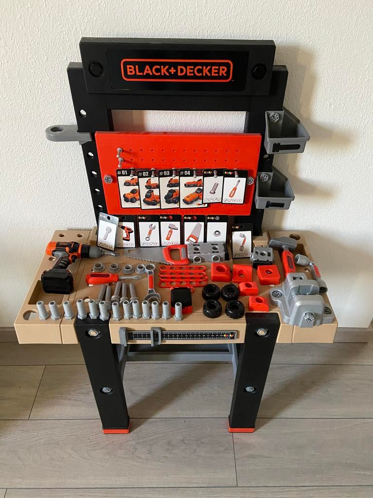 Black & Decker Speel Werkbank - Complete Set, Ophalen, Zo goed als nieuw, Kunststof, Speelkeuken-accessoire