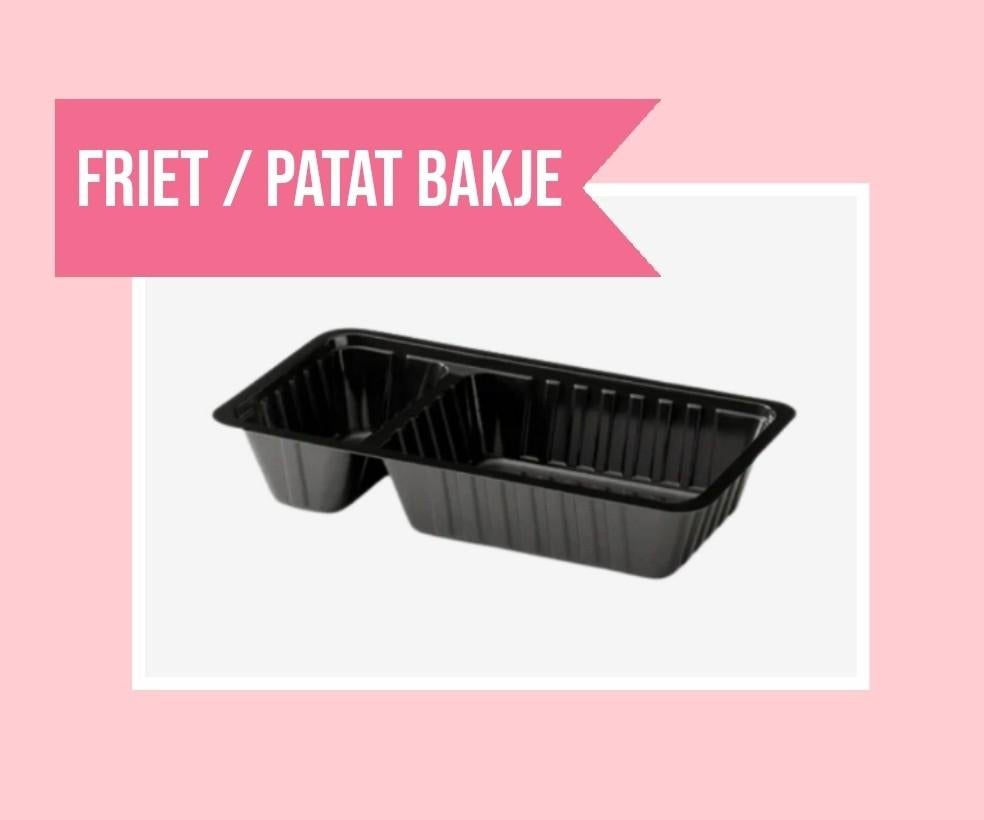 Friet / Patat bakje, Hobby en Vrije tijd, Feestartikelen, Nieuw, Ophalen of Verzenden
