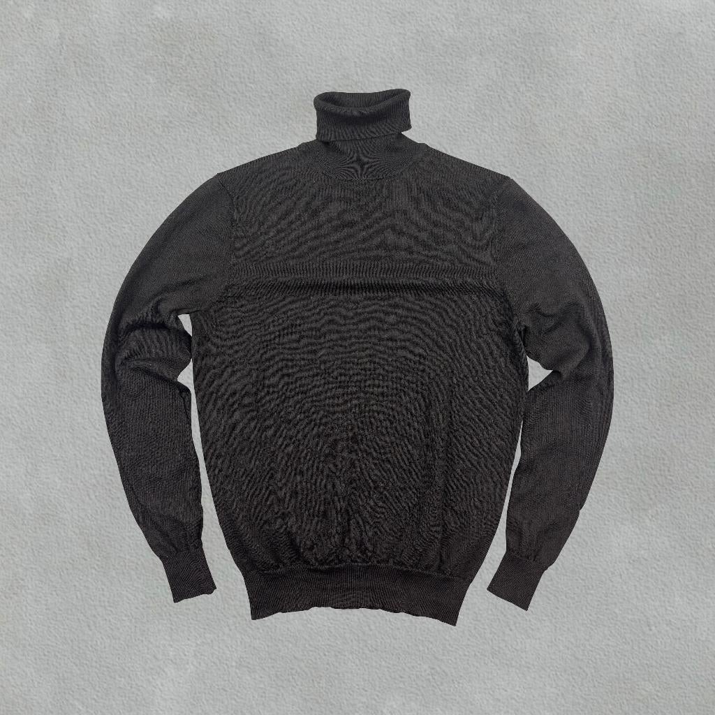 (979) Bruine Suitsupply coltrui - Heren S - Zeer goed, Bruin, Ophalen of Verzenden, Zo goed als nieuw, Maat 46 (S) of kleiner