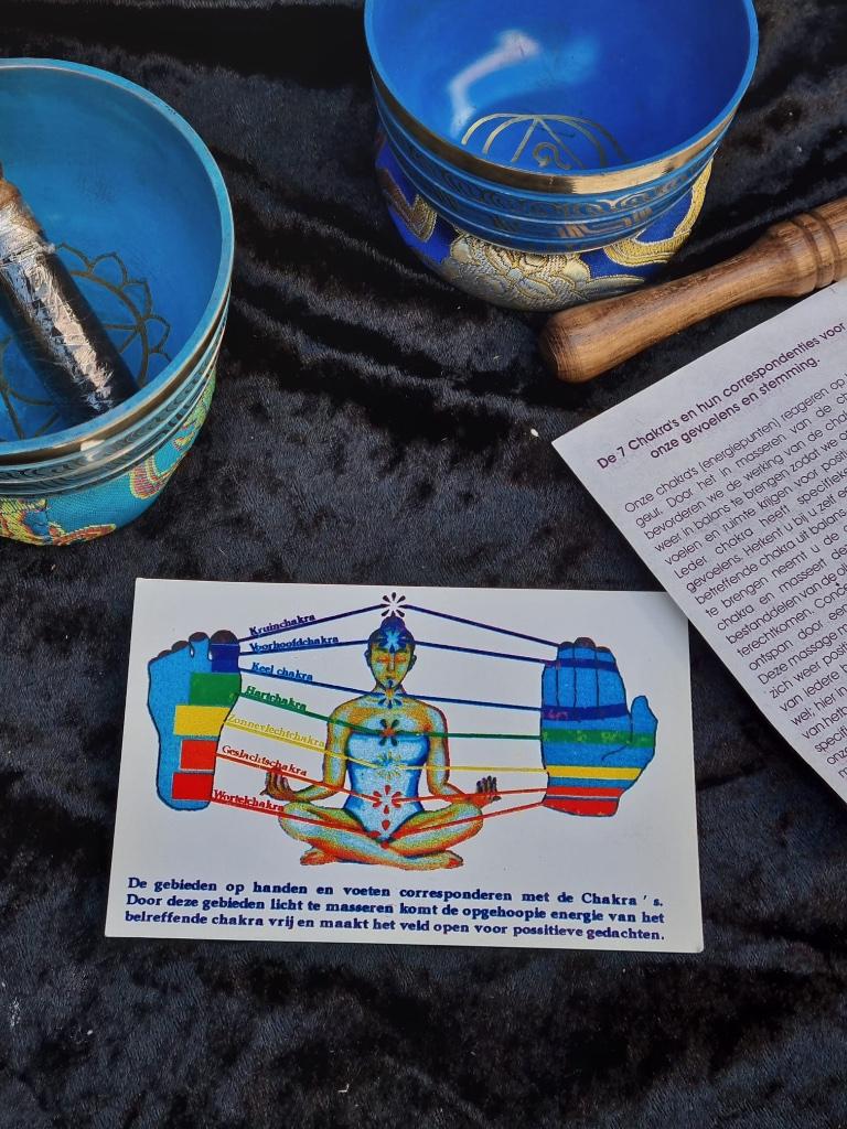 7 Chakra klankschalen set van 259e nu 99e, Ophalen of Verzenden, Nieuw