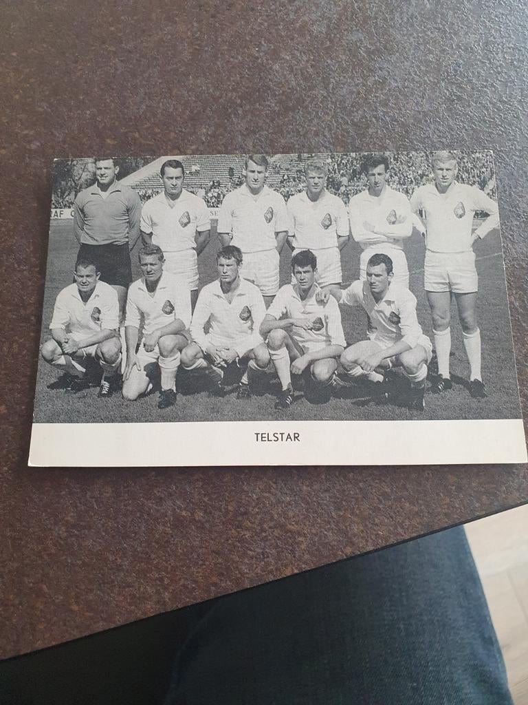 Voetbal kaart Telstar, Verzamelen, Sportartikelen en Voetbal, Ophalen of Verzenden, Zo goed als nieuw, Buitenlandse clubs, Poster, Plaatje of Sticker
