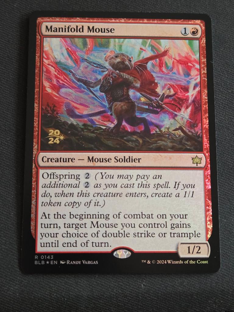 Manifold Mouse (foil, promo), Ophalen of Verzenden, Zo goed als nieuw, Foil