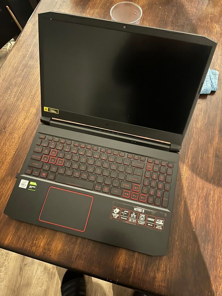 Acer nitro 5 game laptop, Computers en Software, Windows Laptops, Met videokaart, 2 tot 3 Ghz, 15 inch, 8 GB