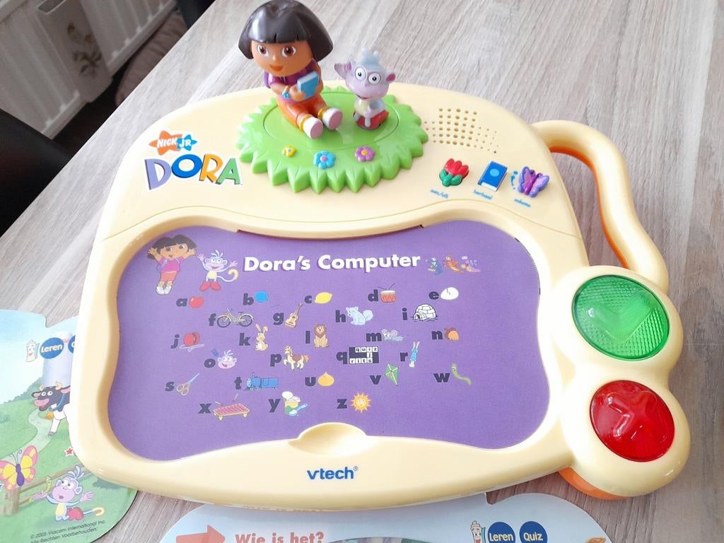 Dora's computer leerzaam, Kinderen en Baby's, Speelgoed | Vtech, Ophalen of Verzenden, Zo goed als nieuw, 6 jaar of ouder