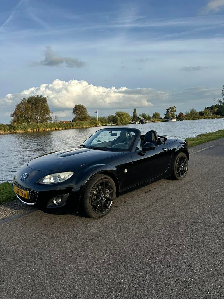 Mazda MX-5 nc 2.0 Touring 2010 Zwart facelift model, Achterwielaandrijving, 4 cilinders, Cabriolet, 160 pk