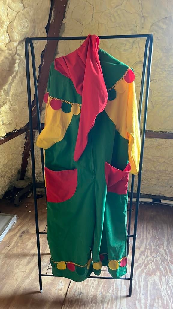 Carnaval kabouter pak / onsie, Kleding | Dames, Ophalen of Verzenden, Zo goed als nieuw