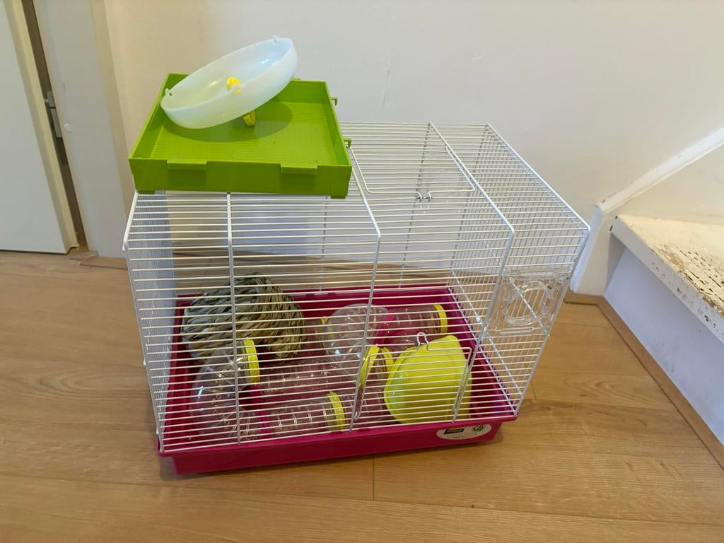 Ferplast hamsterkooi, Dieren en Toebehoren, Ophalen of Verzenden, Minder dan 75 cm, Kooi, Minder dan 60 cm