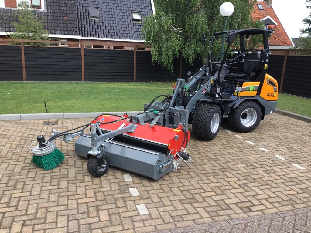 Veegborstel / veegmachine voor GiANT knikladers, Niet opgegeven, -, Niet opgegeven, Wiellader of Shovel