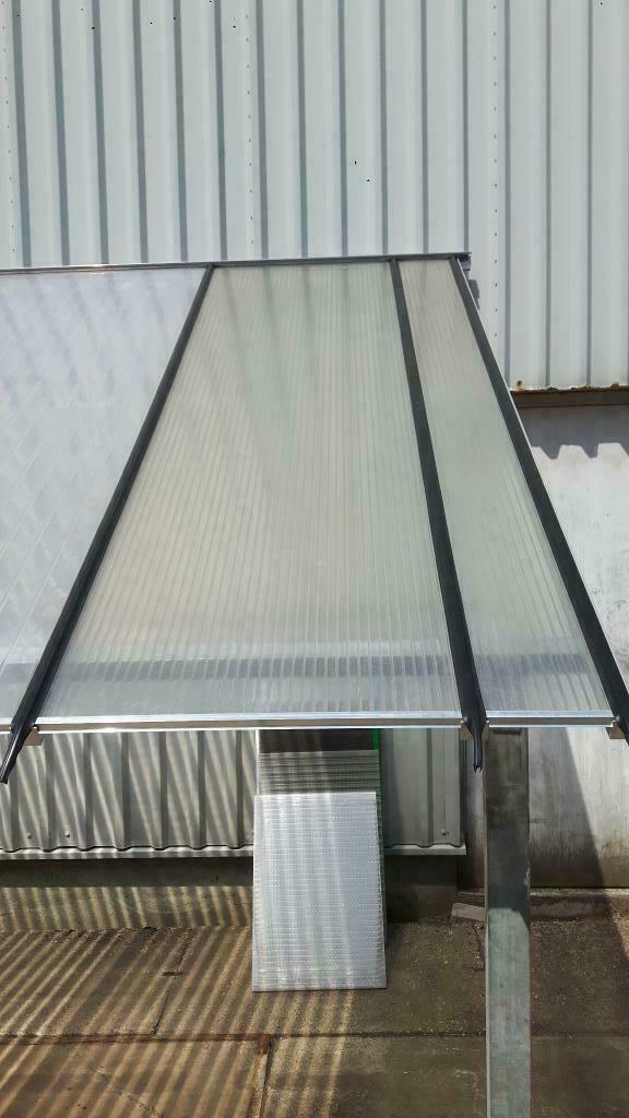 Polycarbonaat 16mm. helder gebruikt afdak serre stegdoppel, Ophalen, Kunststof, Gebruikt, Overige kleuren