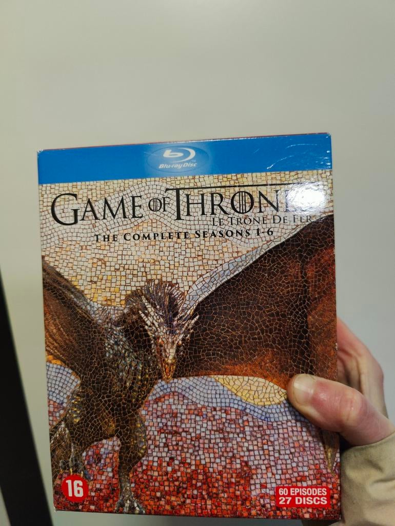 Game of thrones Blu ray box seizoen 1 tm 6, Cd's en Dvd's, Blu-ray, Ophalen of Verzenden, Zo goed als nieuw, Tv en Series