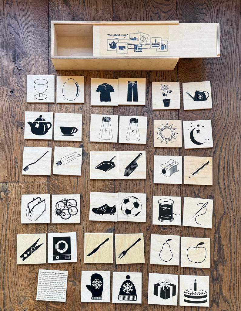 Houten memory spel & Shut the box spel & pim pam pet spel, Hobby en Vrije tijd, Gezelschapsspellen | Overige, Ophalen of Verzenden