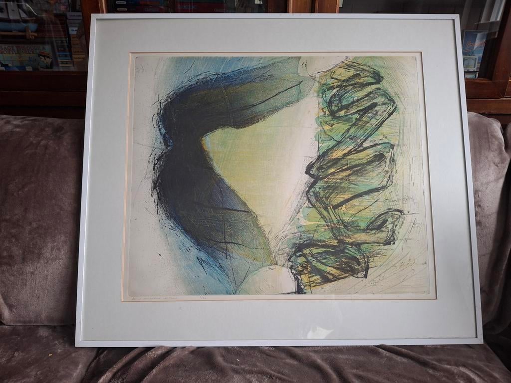 Abstracte kunstprint van Han Mesdag, Ophalen of Verzenden