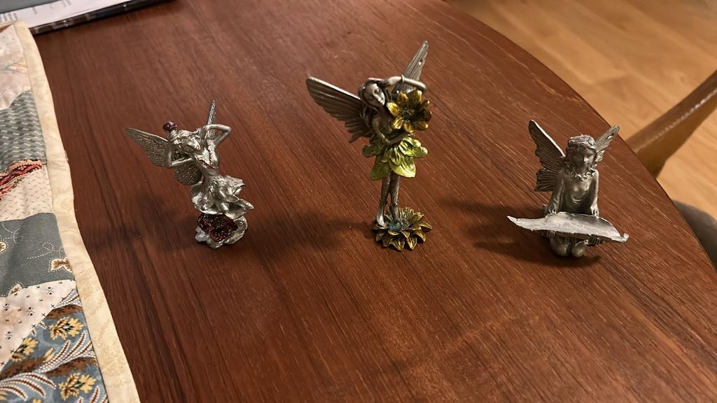 3 tinnen engelen, Antiek en Kunst, Antiek | Tin, Ophalen of Verzenden