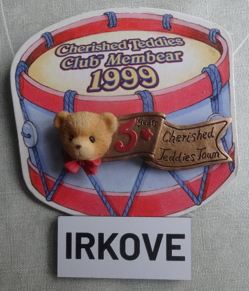 BROCHE CHERISHED TEDDIES * Enesco *, Verzenden, Zo goed als nieuw, Overige typen, Cherished Teddies