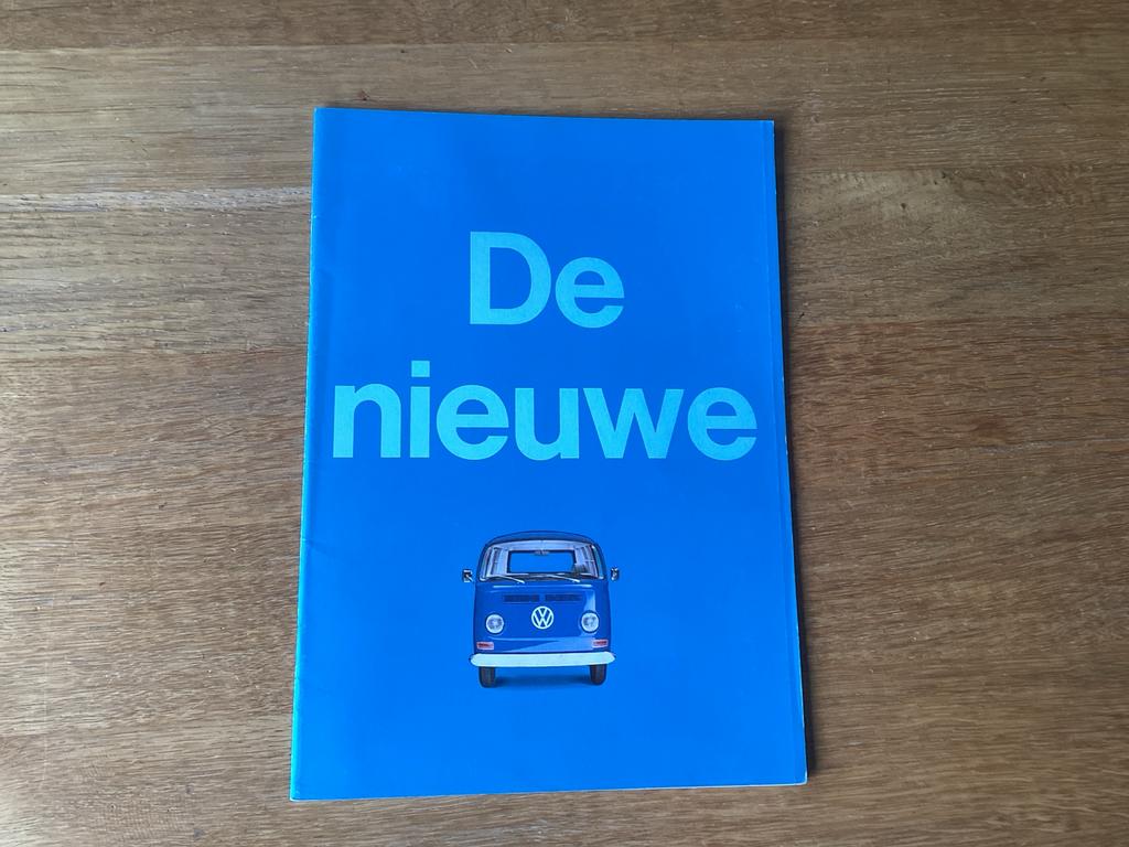 VW bestelwagen T2 Bus brochure 1968 met prijslijst 1971, Ophalen of Verzenden, Volkswagen