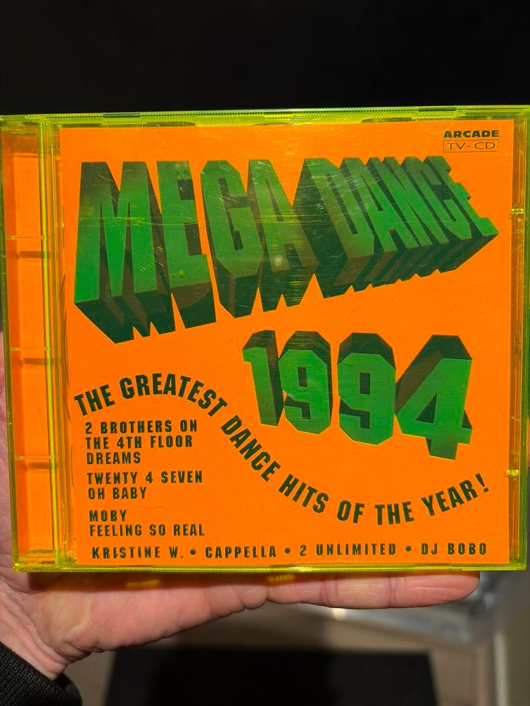 Mega Dance 1994 CD - Diverse Dance Hits!, Ophalen of Verzenden, Zo goed als nieuw, Dance Populair