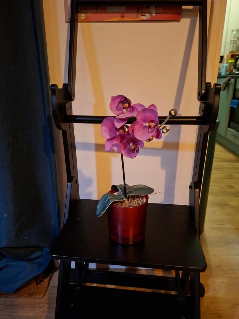 Kunstbloem Orchidee - Mooie decoratie voor binnen, Ophalen, Gebruikt, Binnen