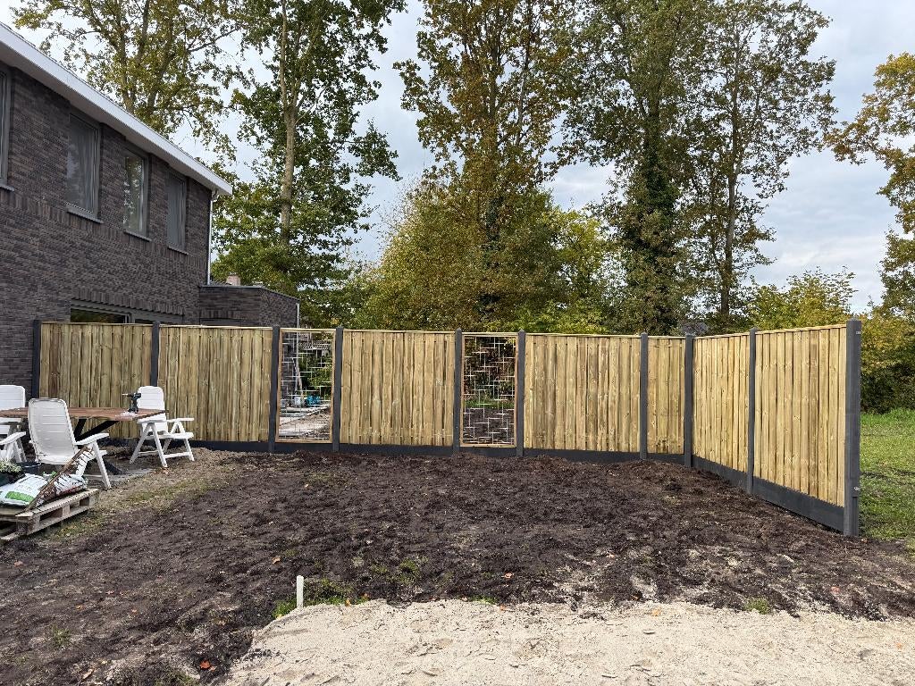 schutting vervangen of nieuwe plaatsen/gratis inmeten, Tuin en Terras, Schuttingen, 1 tot 2 meter, Minder dan 3 meter, Nieuw, Ophalen of Verzenden