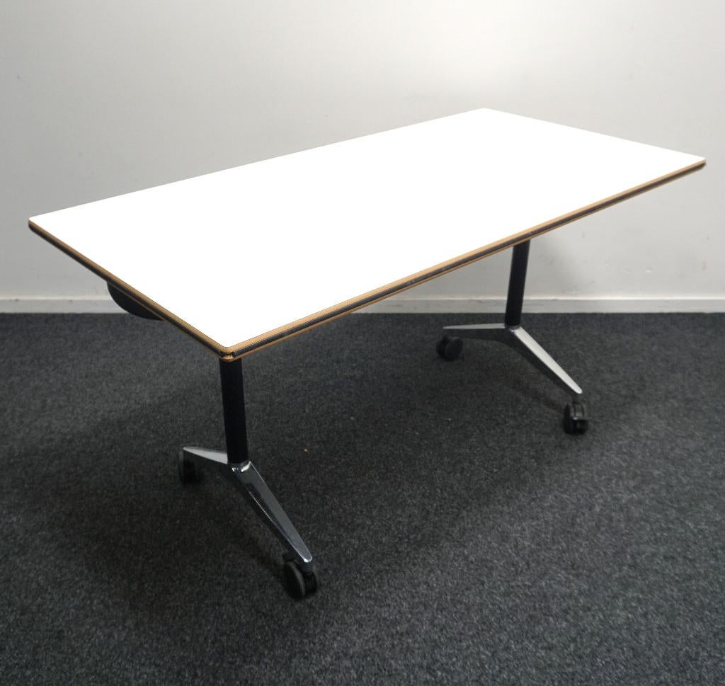 Wilkhahn Timetable Klaptafels | Verrijdbaar | 140 x 70 cm, Gebruikt, -, -, Ophalen of Verzenden