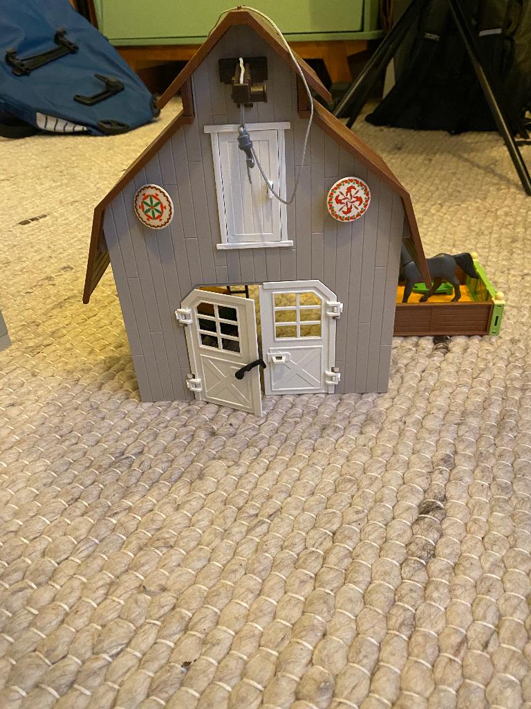 Playmobil Spirit paardenstal 70118 met doos, Kinderen en Baby's, Speelgoed | Playmobil, Ophalen, Zo goed als nieuw, Complete set
