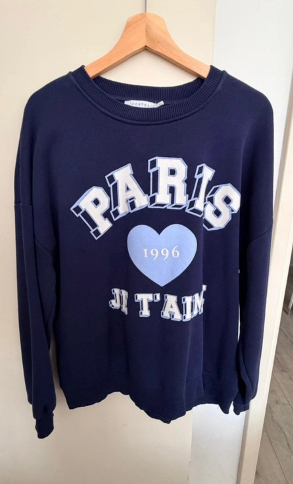 Costes donkerblauwe sweater | Maat XL | Nauwelijks gedragen, Blauw, Maat 46/48 (XL) of groter, Ophalen of Verzenden, Zo goed als nieuw