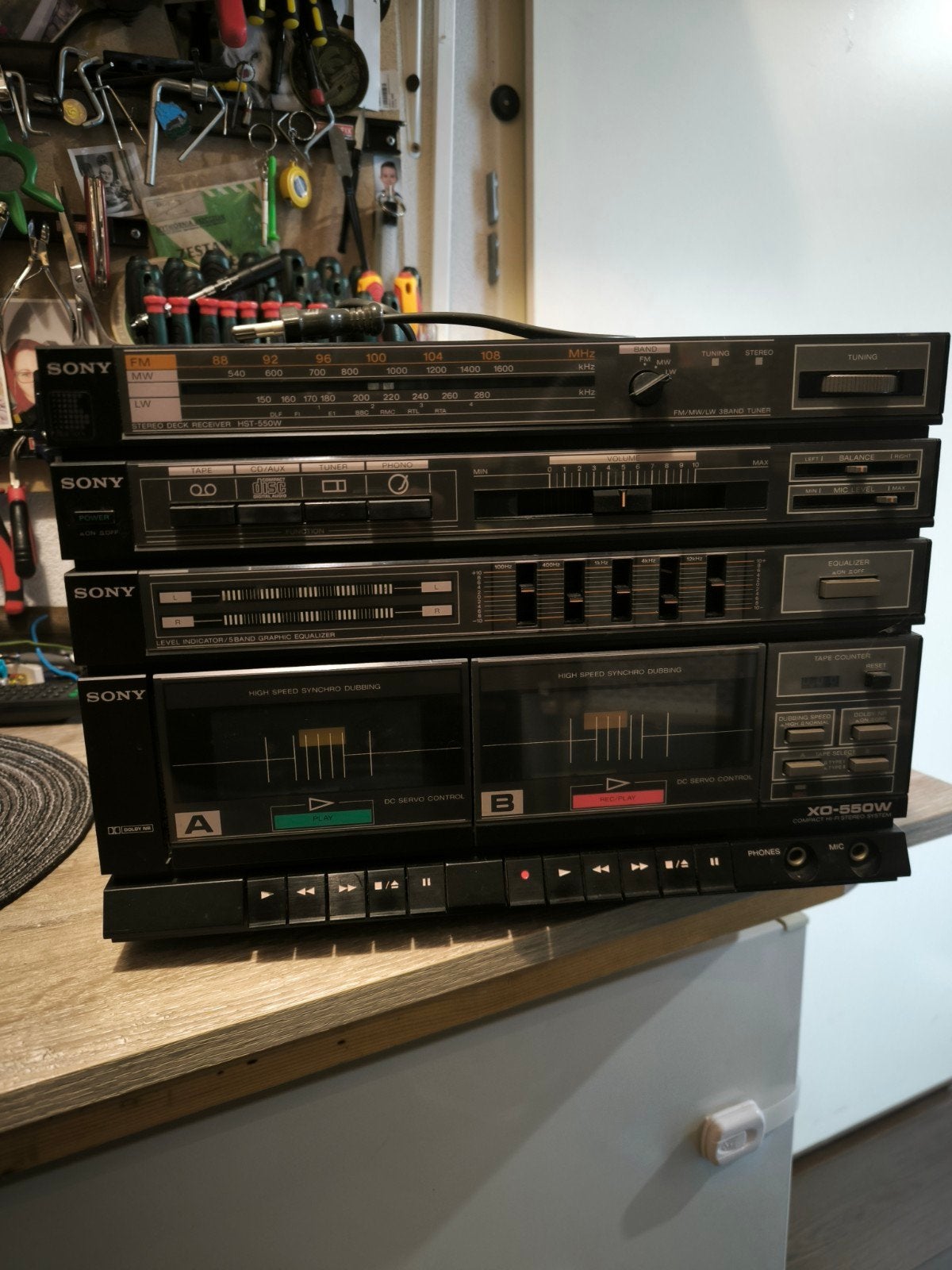 Sony HST 550-W, Ophalen of Verzenden, Gebruikt, Sony